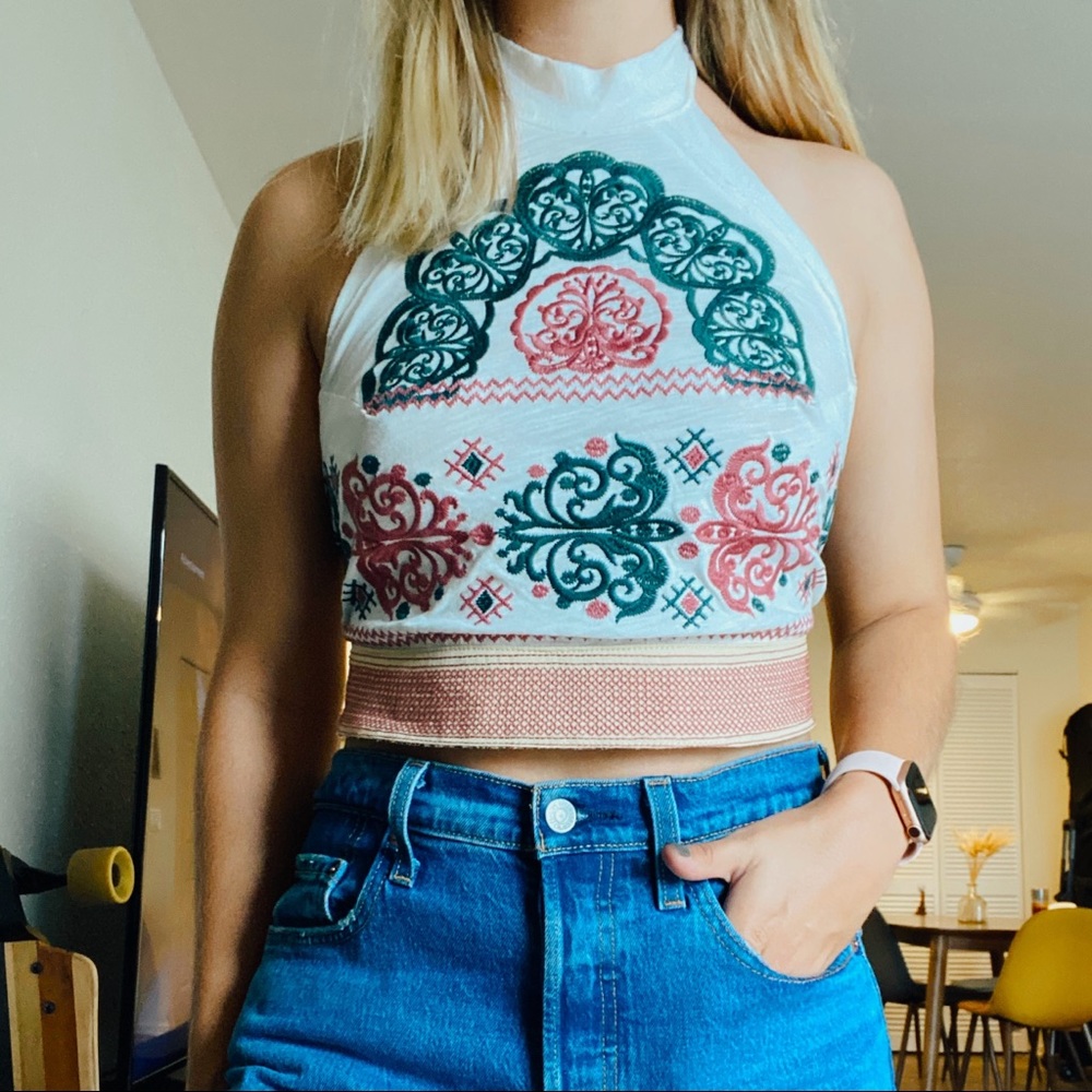 Halter Crop Tank Top